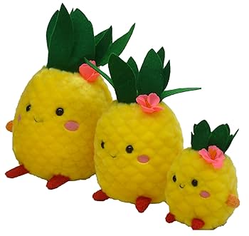 Amazon.co.jp: パインちゃんぬいぐるみセット (ピンク・M・S・SS